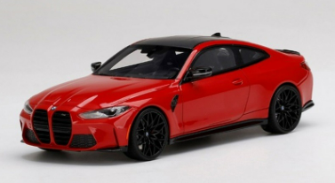 BMW M4 COMPETITION COUPE 2020 RED METALLIC MINICHAMPS