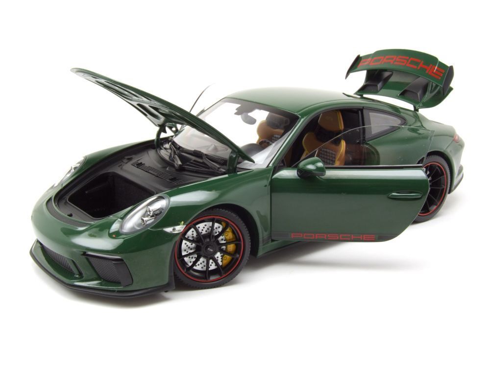 PORSCHE 911 GT3 2018 VERTE MINICHAMPS 1/18°