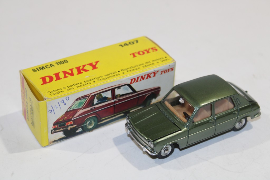 SIMCA 1100 VERT METAL 1972 DINKY TOYS 1/43°