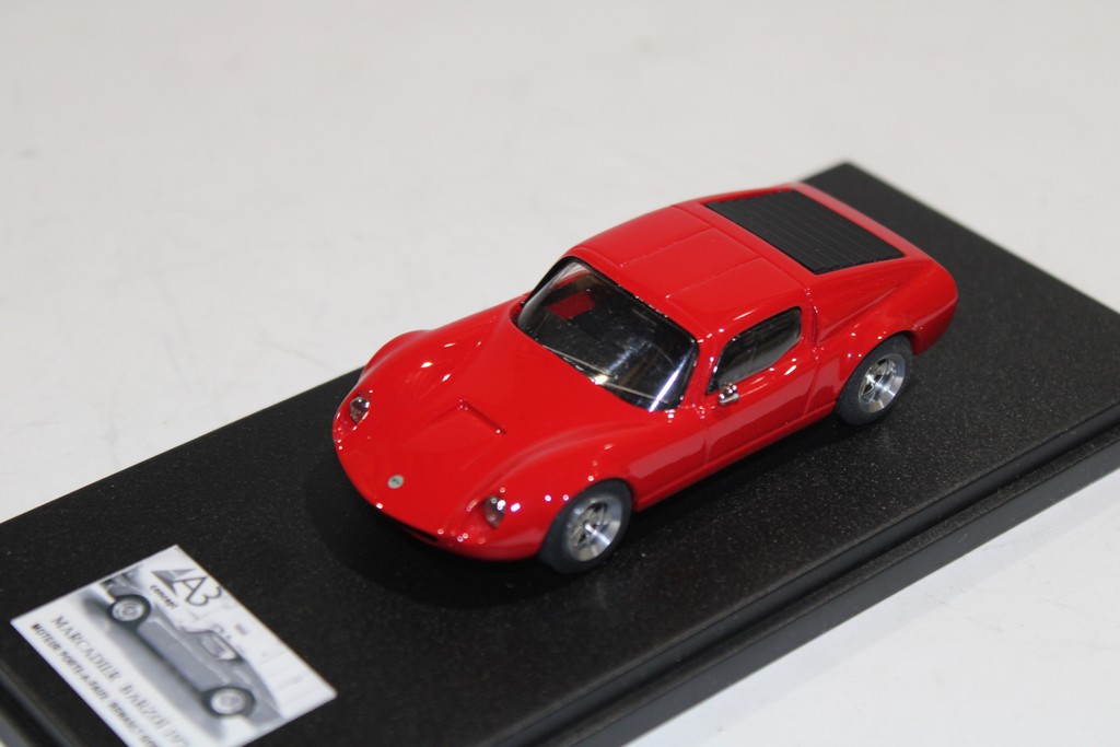 MARCADIER ROUGE BARZOI 1972 A3 CONCEPT 1/43°