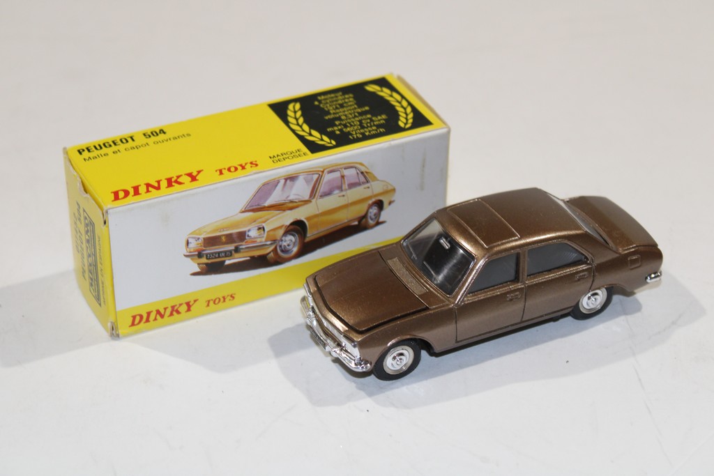 PEUGEOT 504 BRONZE 1968 DINKY TOYS 1/43°