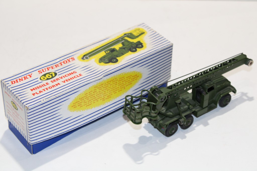 MISSILE SERVICING PLATFORM VEHICLE 1955 DINKY TOYS 1/55°