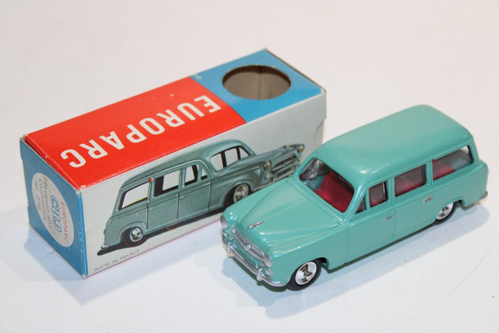 PEUGEOT 403 COMMERCIALE TURQUOISE 1955 CIJ 1/43°