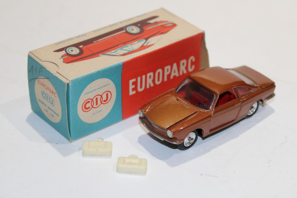 SIMCA BERTONE EUROPARC BRONZE 1962 CIJ 1/43°