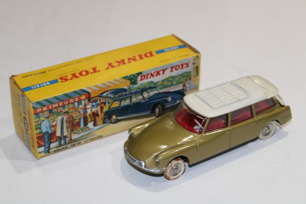 CITROEN DS 19 BREAK CHAMPAGNE 1965 DINKY TOYS 1/43°