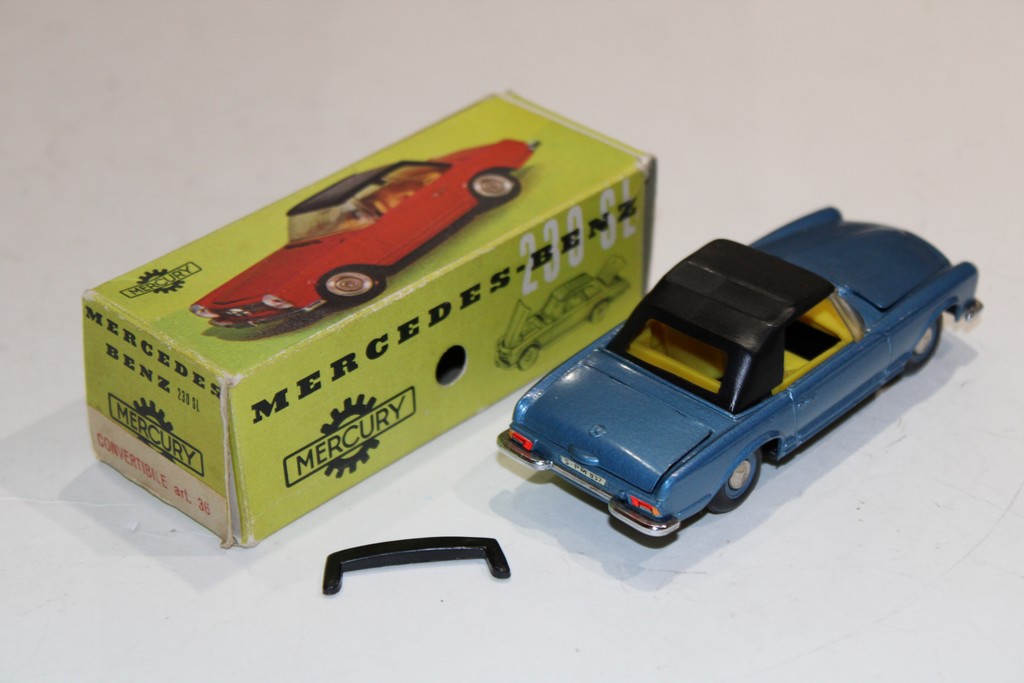 MERCEDES-BENZ 230 SL BLEU METAL 1965 MERCURY 1/43°