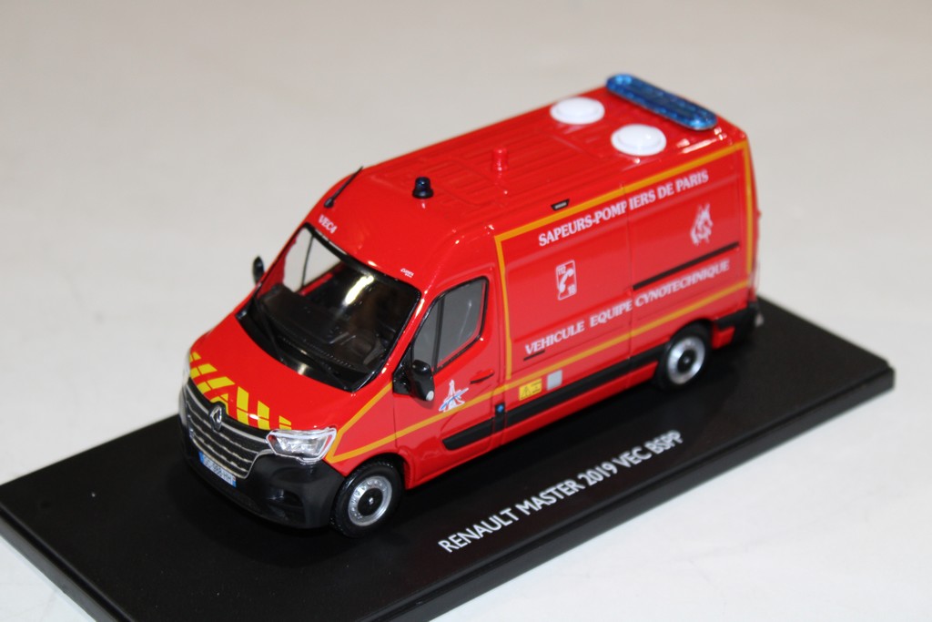 RENAULT MASTER 2019 VEC BSPP POMPIERS PARIS ELIGOR 1/43°