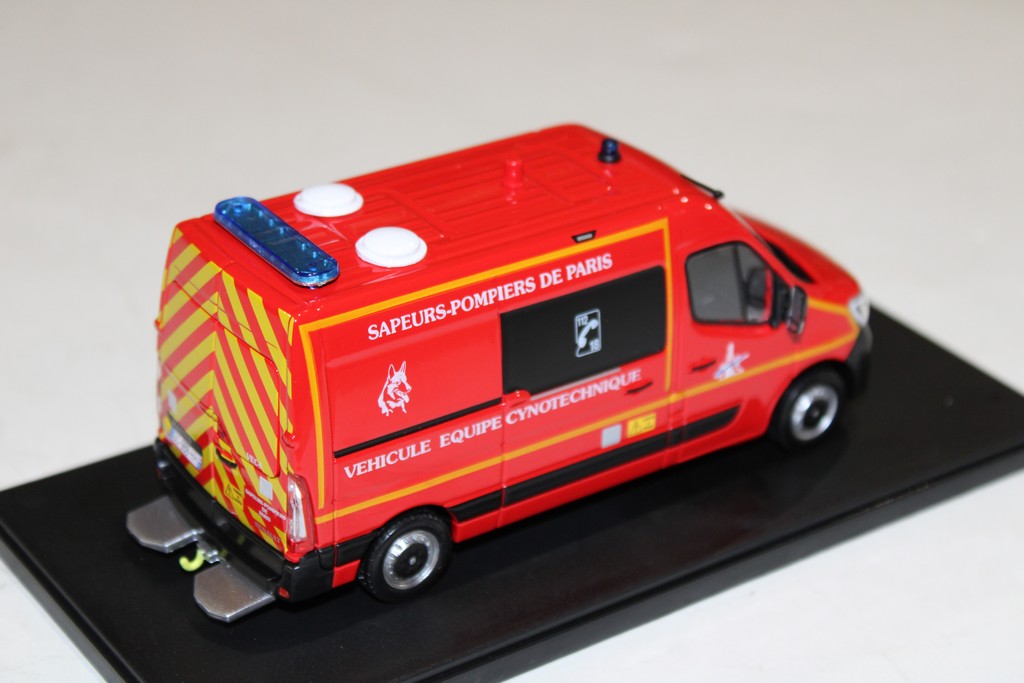 RENAULT MASTER 2019 VEC BSPP POMPIERS PARIS ELIGOR 1/43°