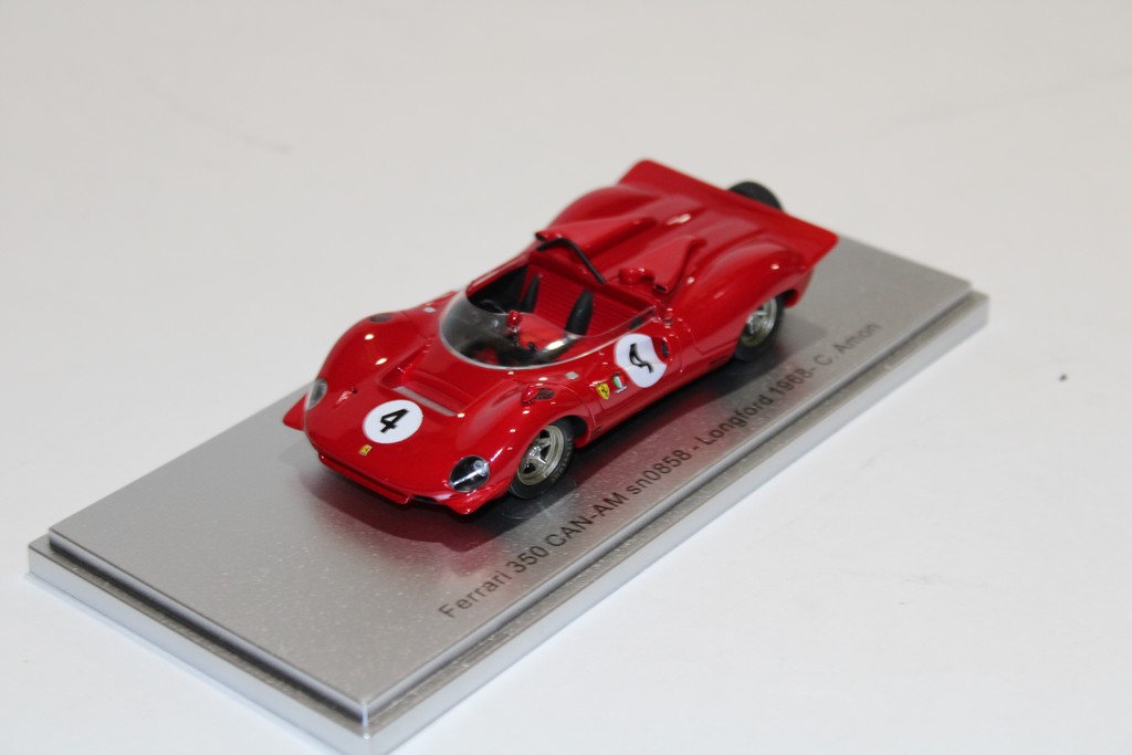 FERRARI 350 CAN-AM SN0858 LONGFORD 1968 C.AMON KESS 1/43°