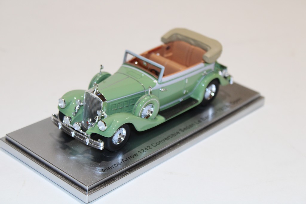 PIERCE-ARROW 1242 CONVERTIBLE SEDAN LE BARON 1933 OPEN KESS 1/43°