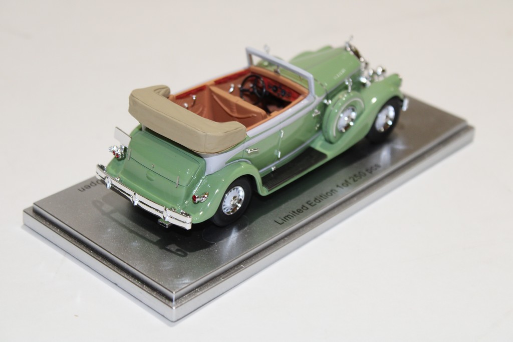 PIERCE-ARROW 1242 CONVERTIBLE SEDAN LE BARON 1933 OPEN KESS 1/43°