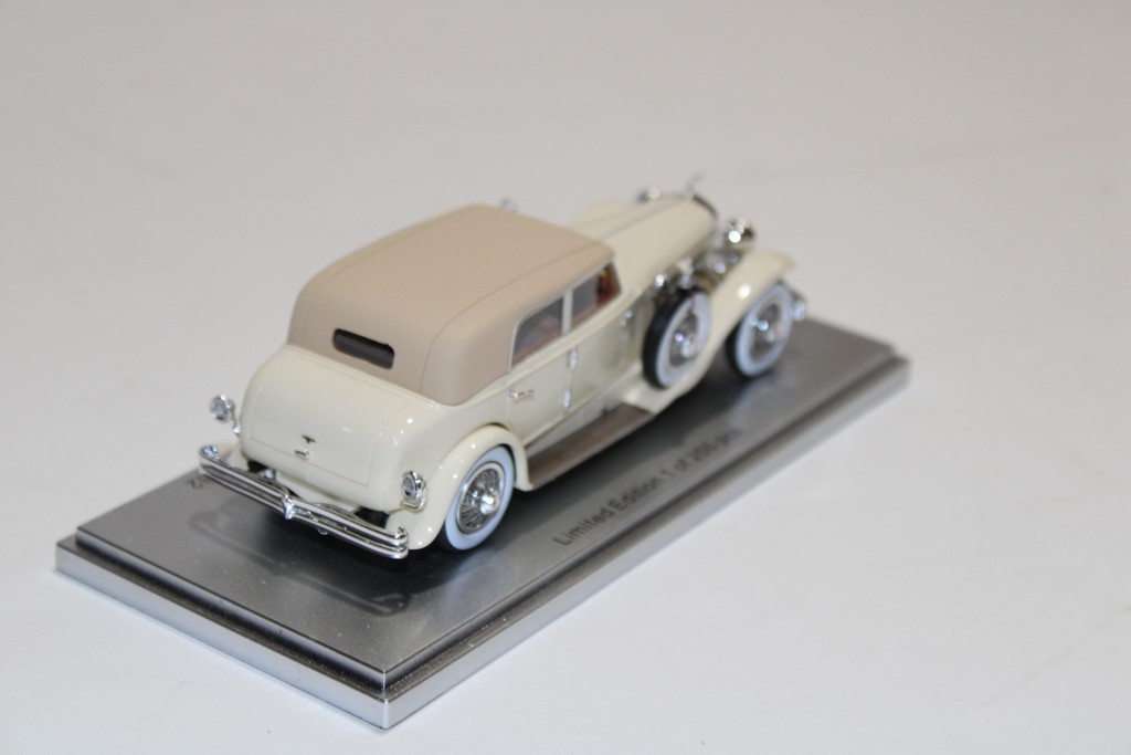 DUESENBERG MODEL J TORPEDO BERLINE DI ROLLSTON 1932 KESS 1/43°