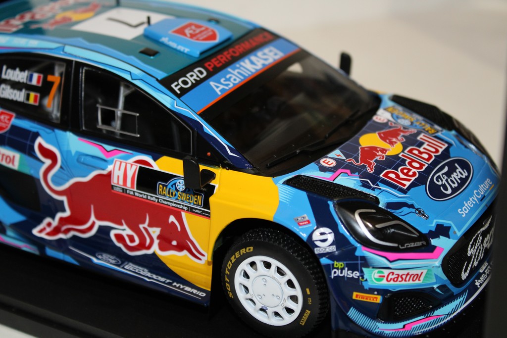 FORD PUMA RALLY 1 N°7 SWEDEN 2023 - IXO 1/18