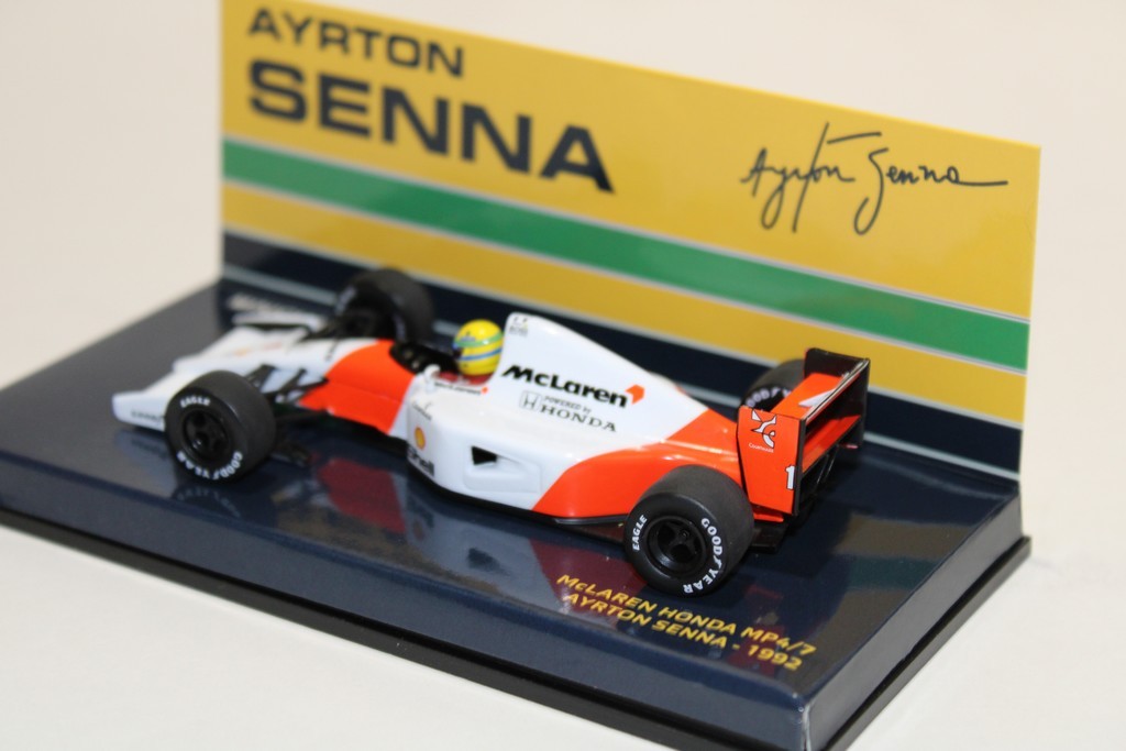 MCLAREN HONDA MP4/7 AYRTON SENNA 1992 - MINICHAMPS 1/43