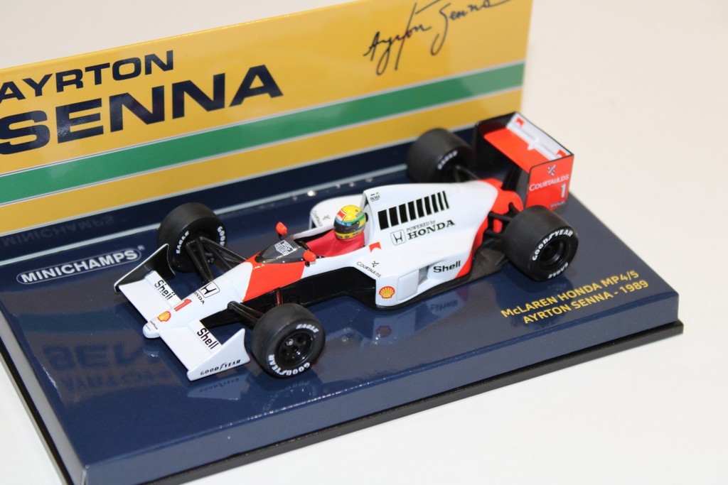 MCLAREN HONDA MP4/7 AYRTON SENNA 1989 - MINICHAMPS 1/43