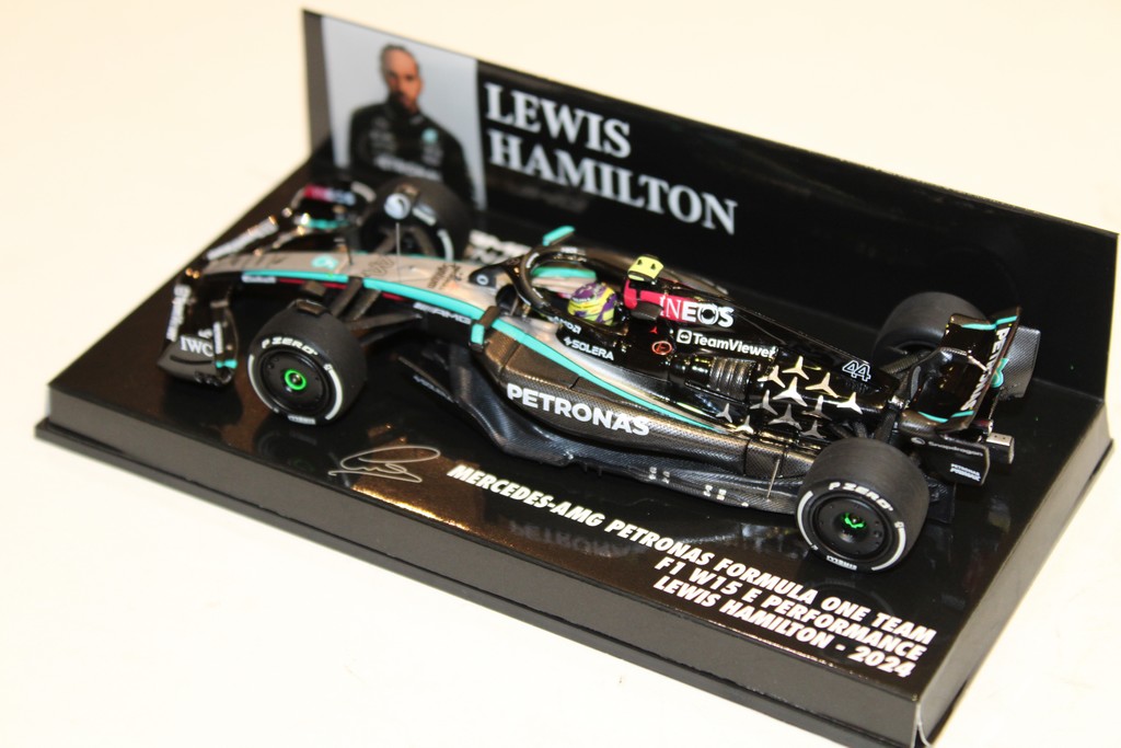 MERCEDES AMG F1 W15 HAMILTON 2024 MINICHAMPS 1/43°