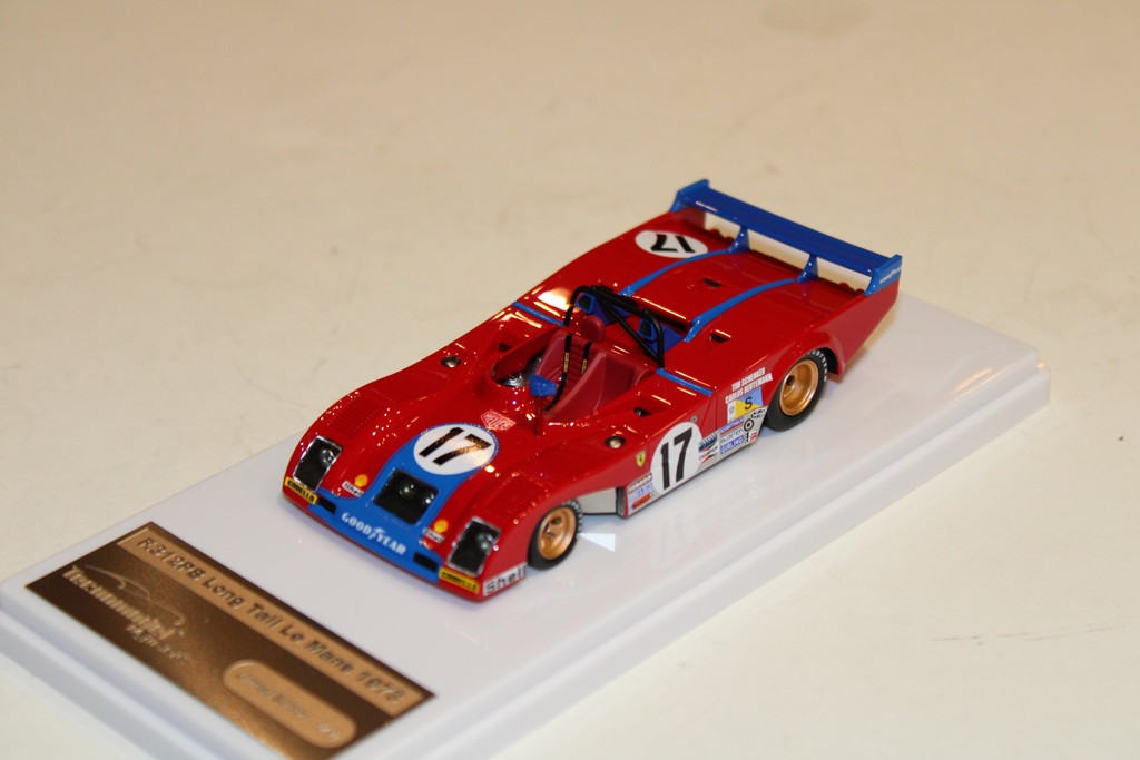 FERRARI 312PB LONG TAIL N°17 LE MANS 1973 TECNOMODEL 1/43°