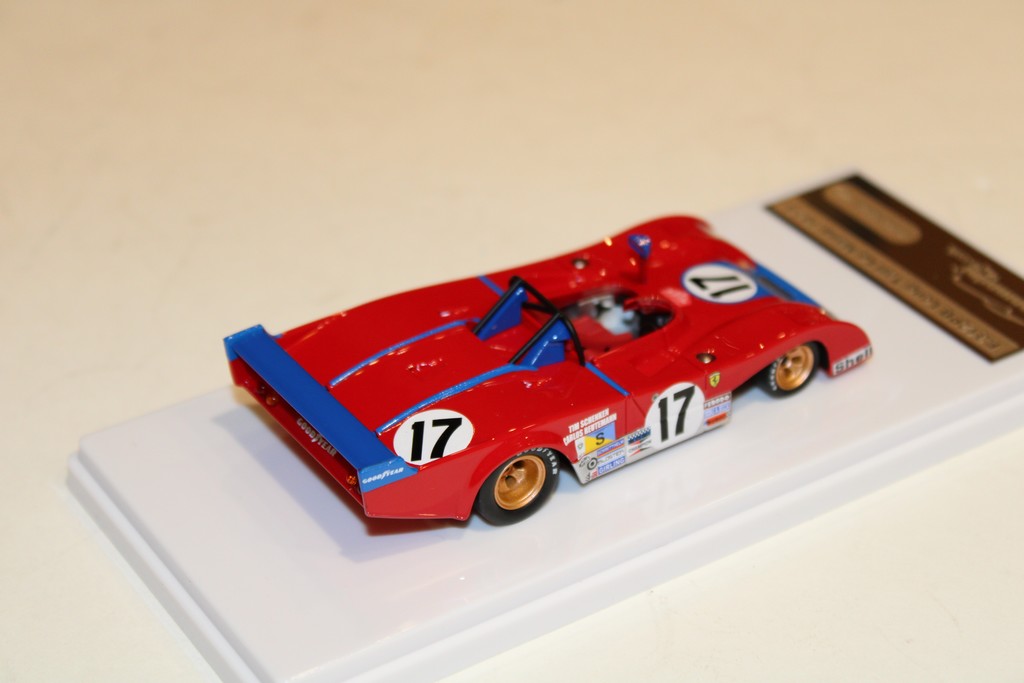 FERRARI 312PB LONG TAIL N°17 LE MANS 1973 TECNOMODEL 1/43°