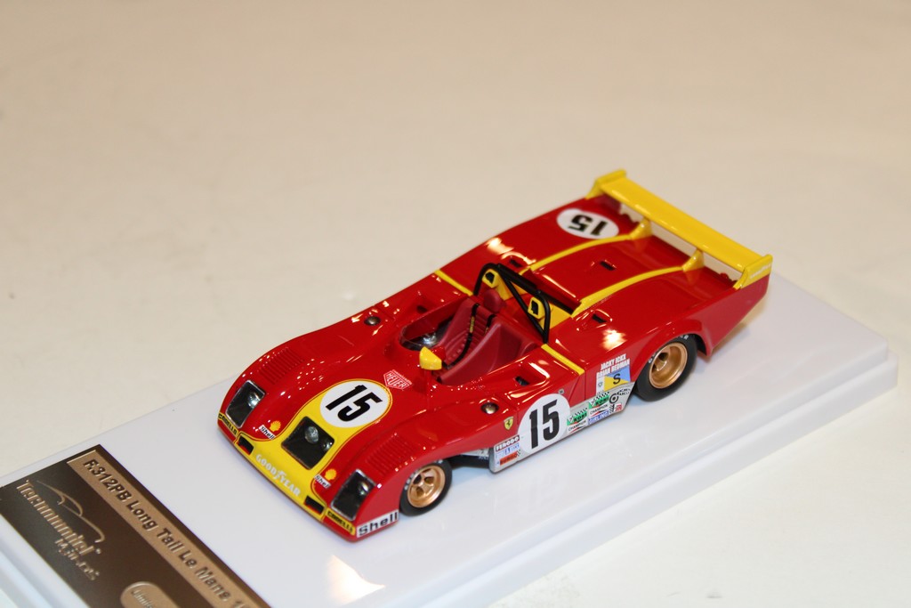 FERRARI 312PB LONG TAIL N°15 LE MANS 1973 TECNOMODEL 1/43°