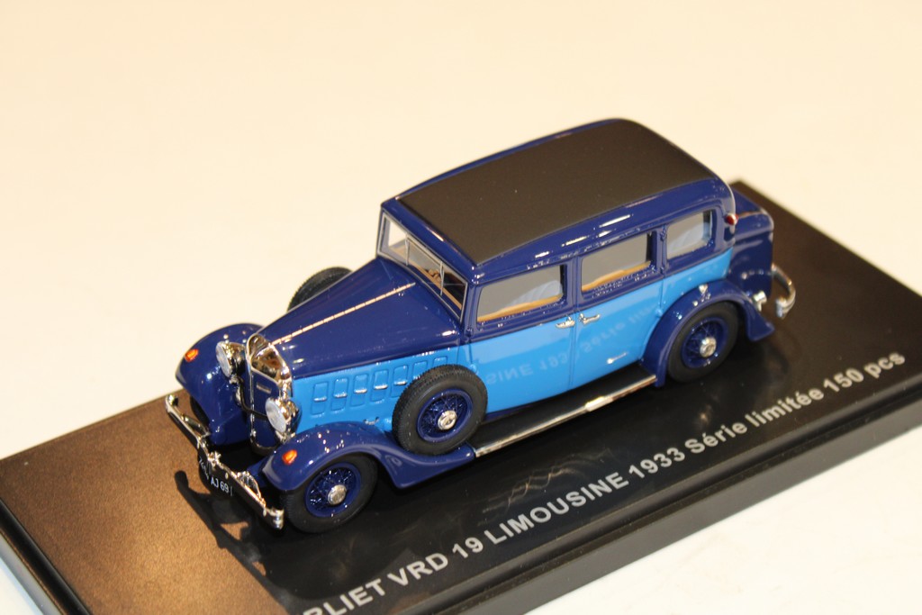 BERLIET VRD 19 LIMOUSINE 1933 MINIATURES LYON 1/43°