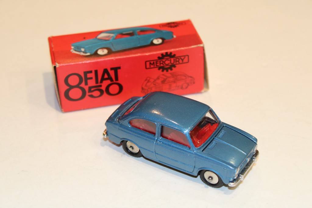 FIAT 850 BLEU MERCURY 1/43°