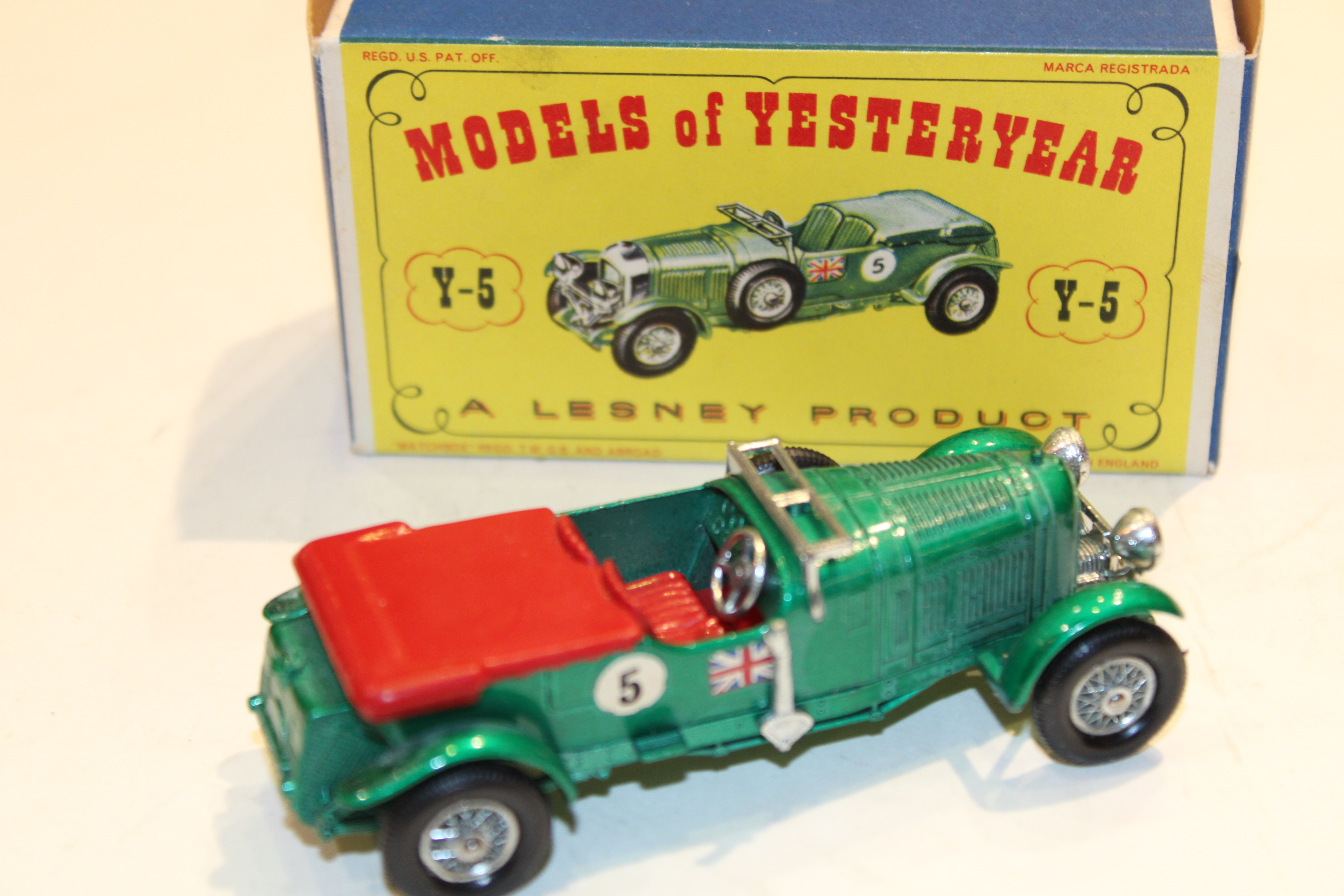 BENTLEY 4 LITRE 1929 NEW MODEL MATCHBOX 1/43°