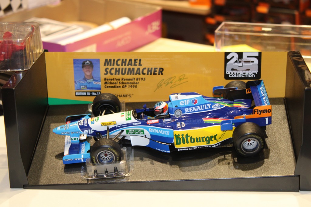 BENETTON RENAULT B195 MICHAEL SCHUMACHR CANADIAN GP 1995 MINICHAMPS 1/18