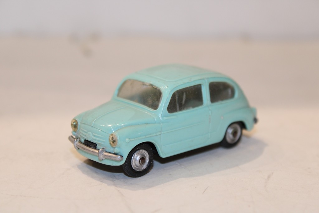 Fiat 600 Light Blue Norev 1/64