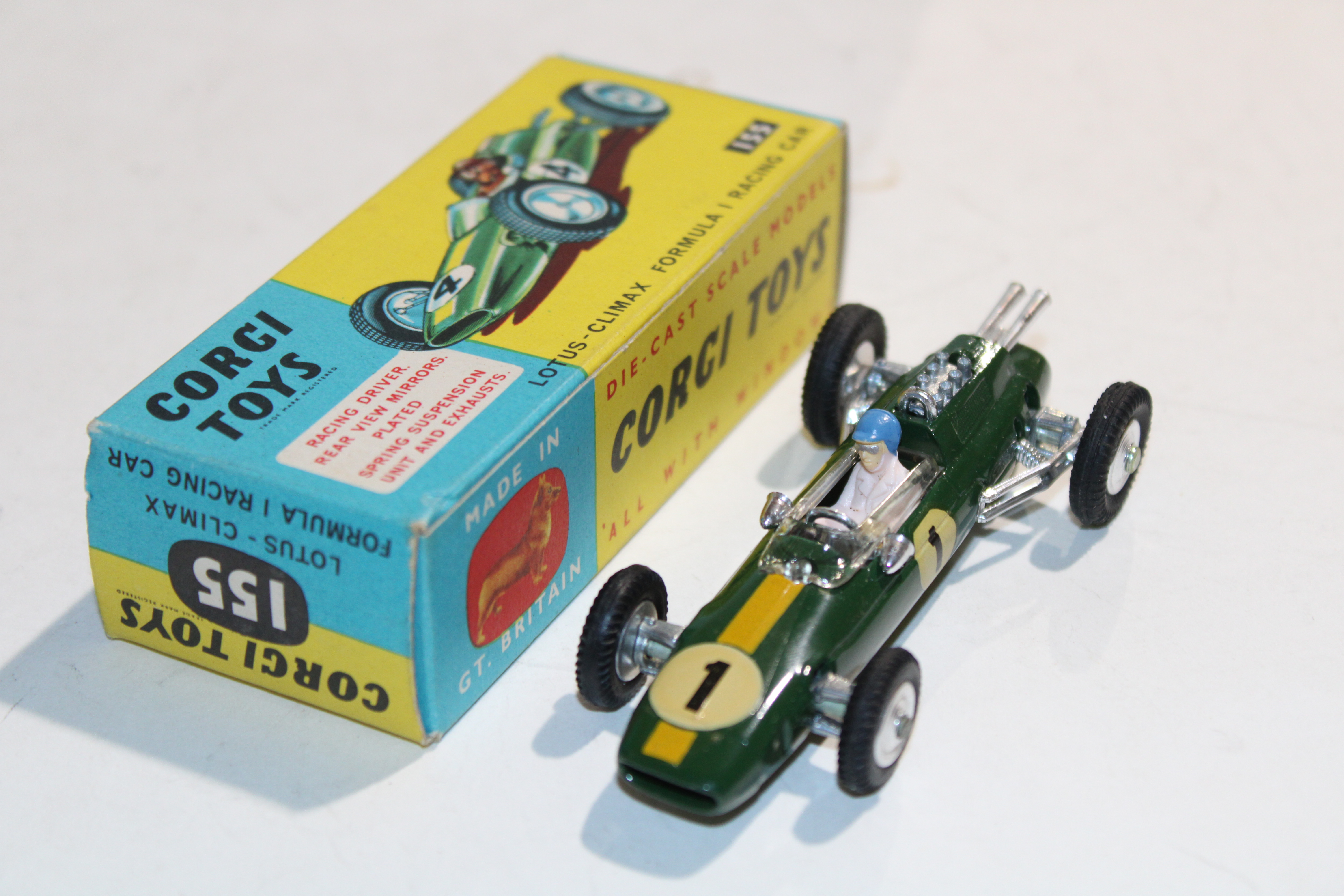 Lotus Climax Formula 1 Racing Car Corgi Toys 1 43