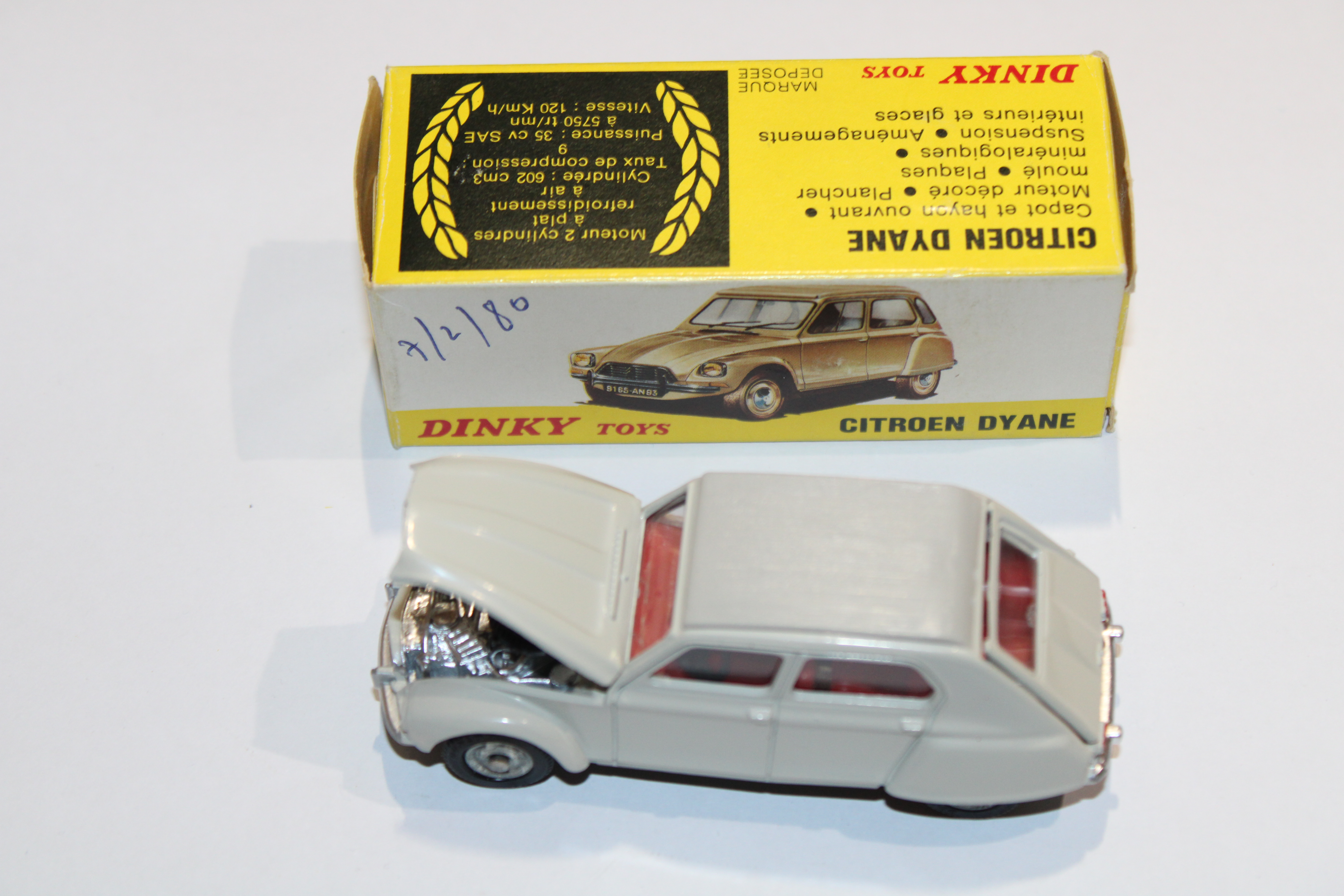 Citroen Dyane Dinky toys 1/43°