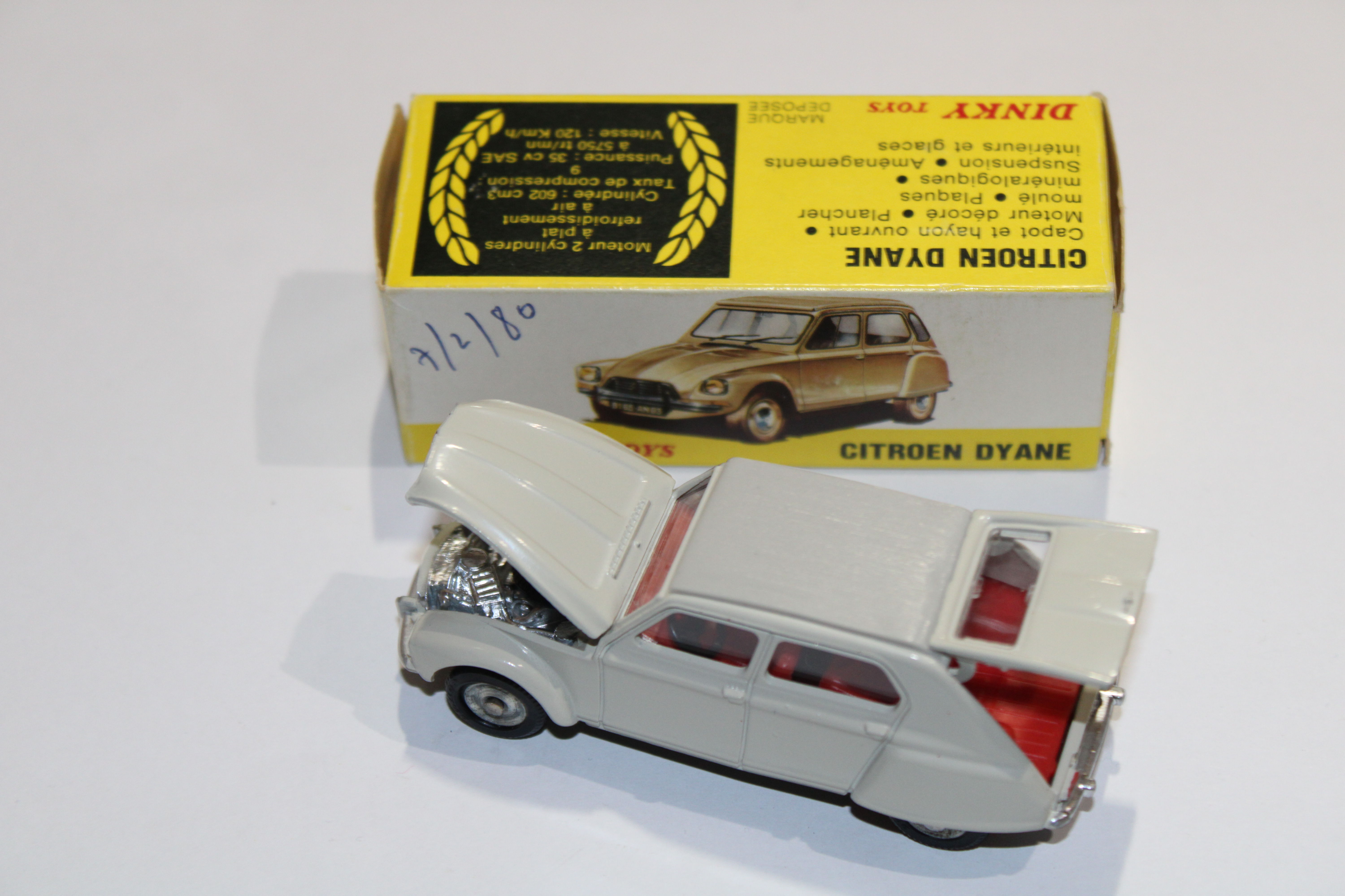 Citroen Dyane Dinky toys 1/43°