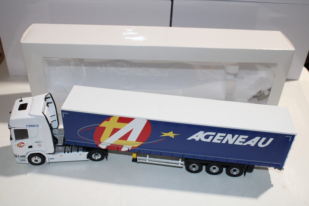 SCANIA 500S SEMI TAUTLINER TRANSPORT PASQUIER 1/43 ELIGOR