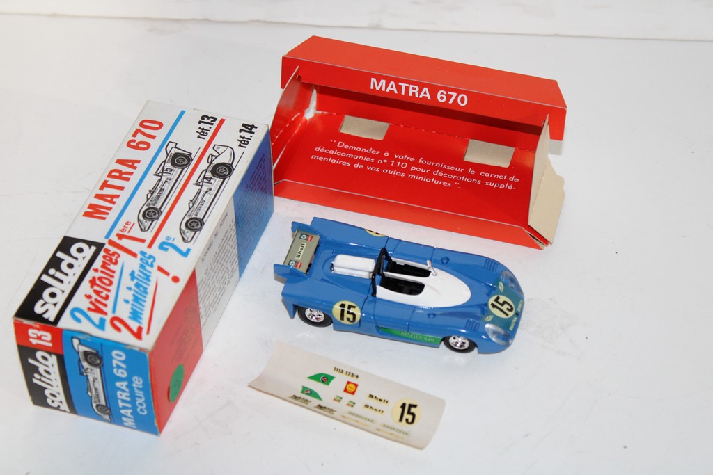 MATRA 670 LE MANS 72' SOLIDO 1/43