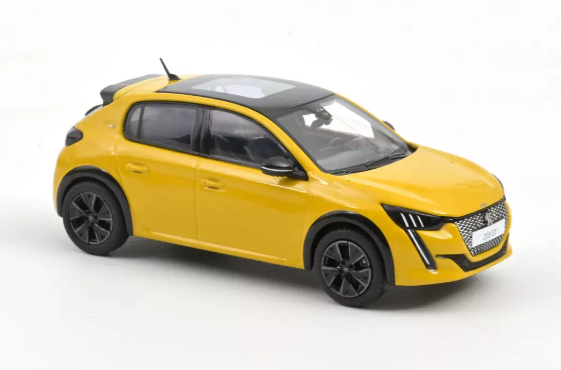 PEUGEOT 208 GT PACK JAUNE NOREV 1/43°