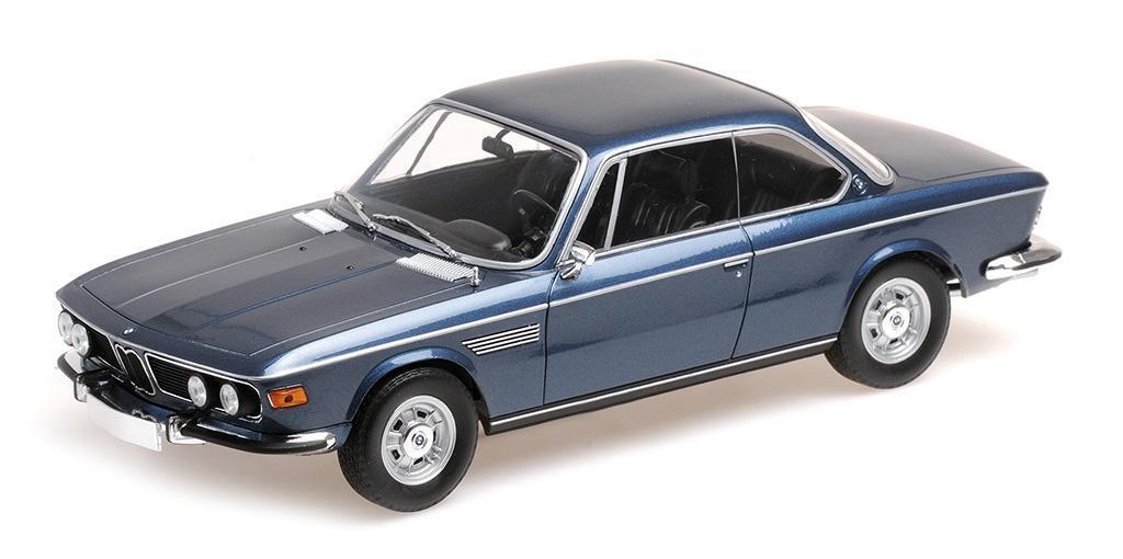 BMW 2800 CS 1968 BLUE MINICHAMPS 1/18°