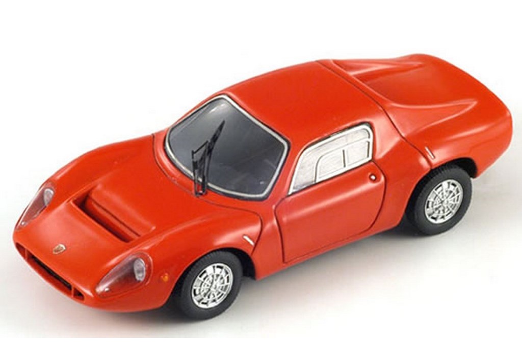 FIAT ABARTH OT 1300 RED 1965 SPARK 1/43°