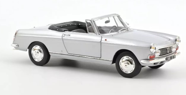 PEUGEOT 404 CABRIOLET 1957 SLIVER NOREV 1/18°