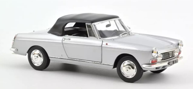 PEUGEOT 404 CABRIOLET 1957 SLIVER NOREV 1/18°