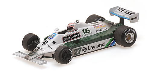 WILLIAMS FORD FW 07B N°27 A. JONES WORLD CHAMPION 1980 MINICHAMPS 1/43°