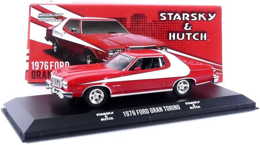 FORD GRAN TORINO 1976 STARSKY & HUTCH GREENLIGHT 1/43°