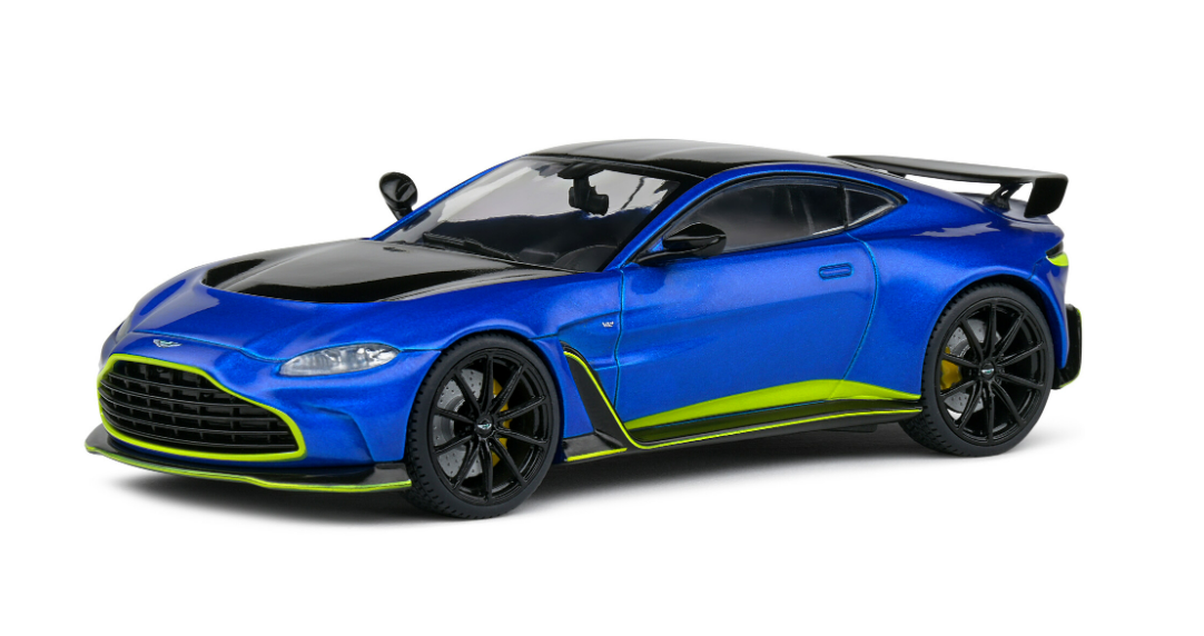 ASTON MARTIN V12 VANTAGE BLUE/YELLOW SOLIDO 1/43°