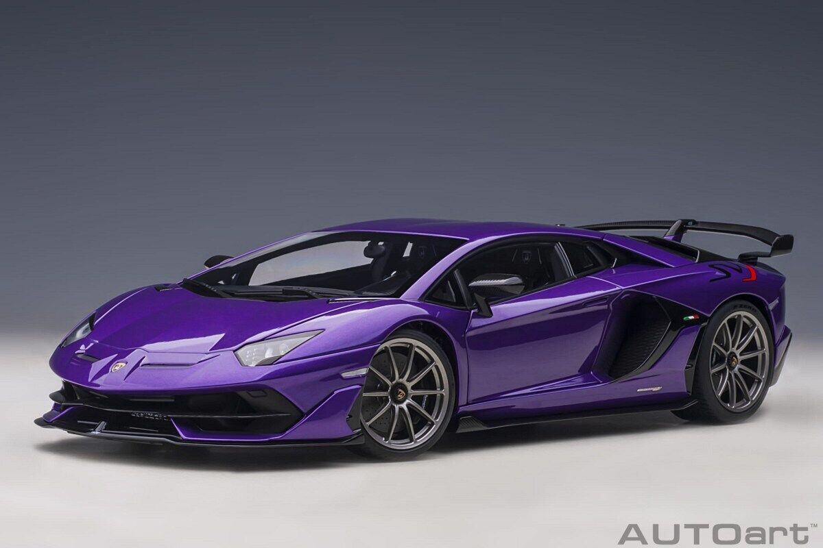 LAMBORGHINI AVENTADOR SVJ 2021 VIOLETTE AUTOART 1/18°