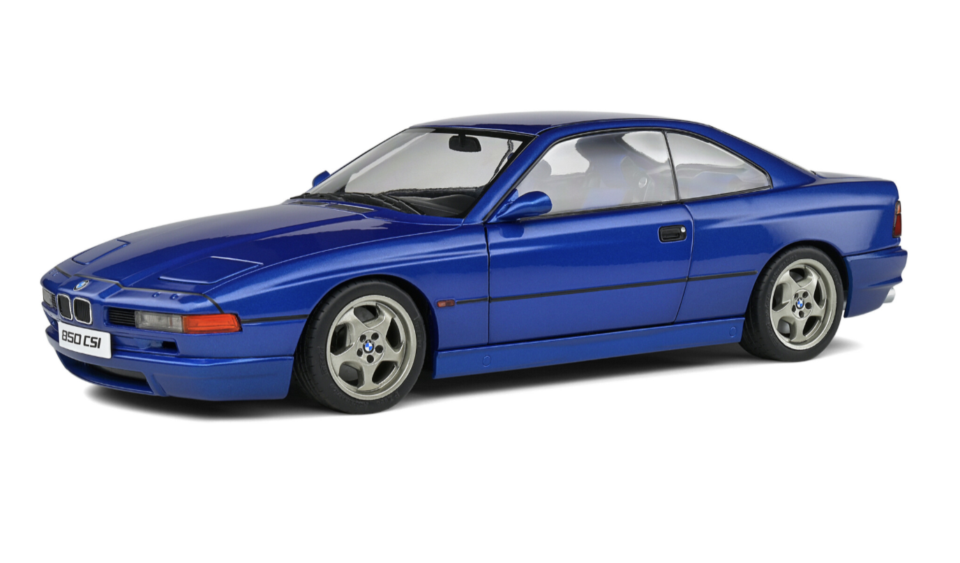 BMW 850 CSI E31 BLUE 1990 SOLIDO 1/18°