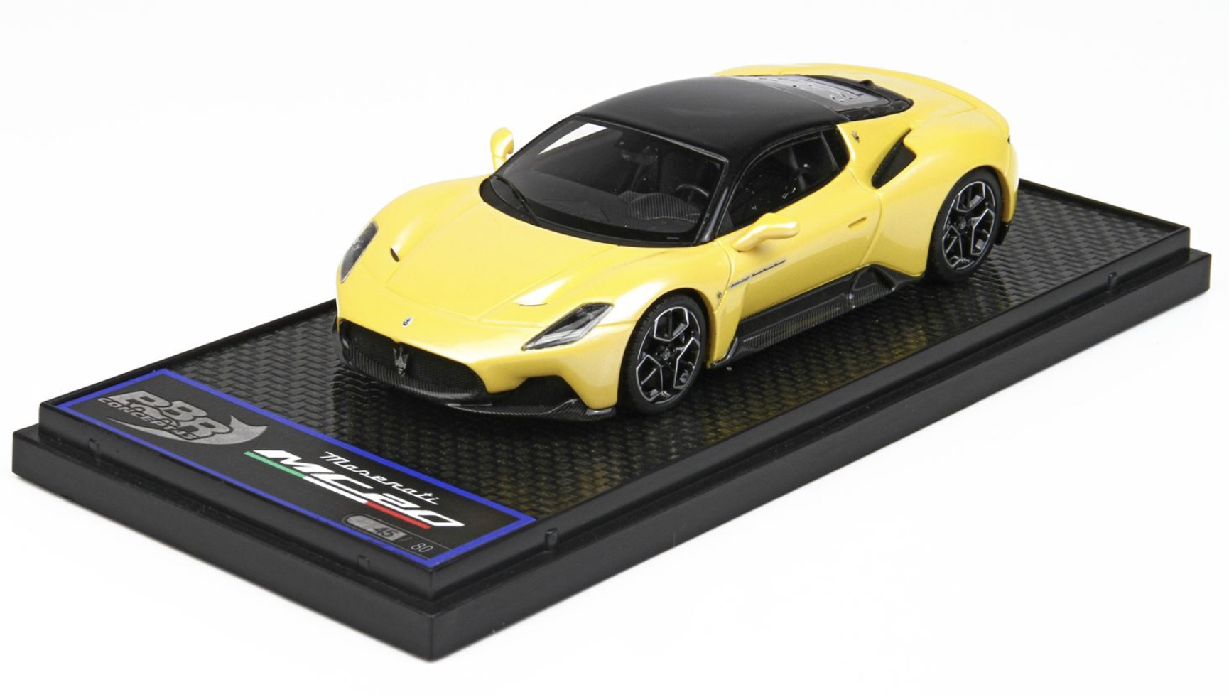 MASERATI MC20 YELLOW 2020 BBRMODELS 1/43°