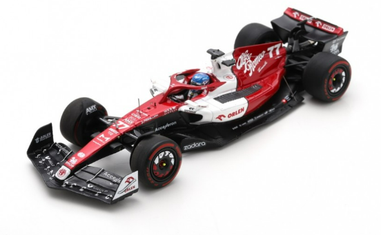 ALFA ROMEO F1 TEAM ORLEN C42 N°77 6ème GP BAHRAIN 2022 V.BOTTAS SPARK 1/43°