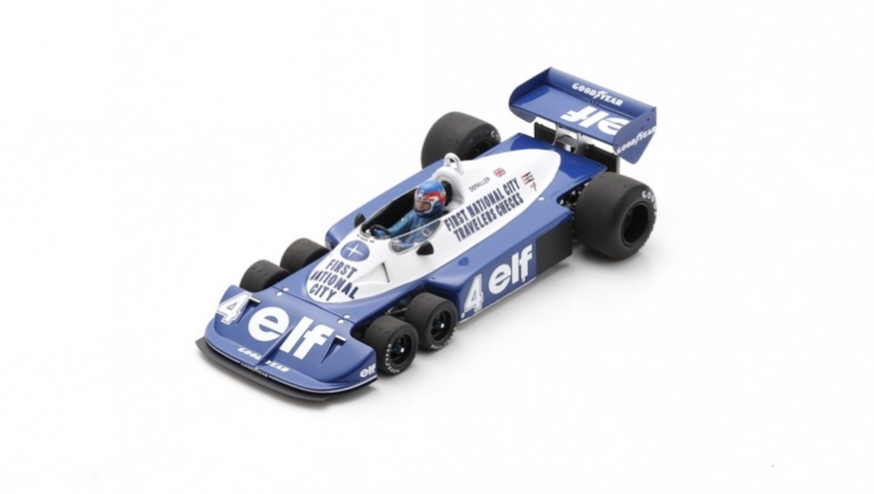 TYRRELL P34 N°4 3RD GP SOUTH AFRICAN 1977 DEPAILLER SPARK 1/18°