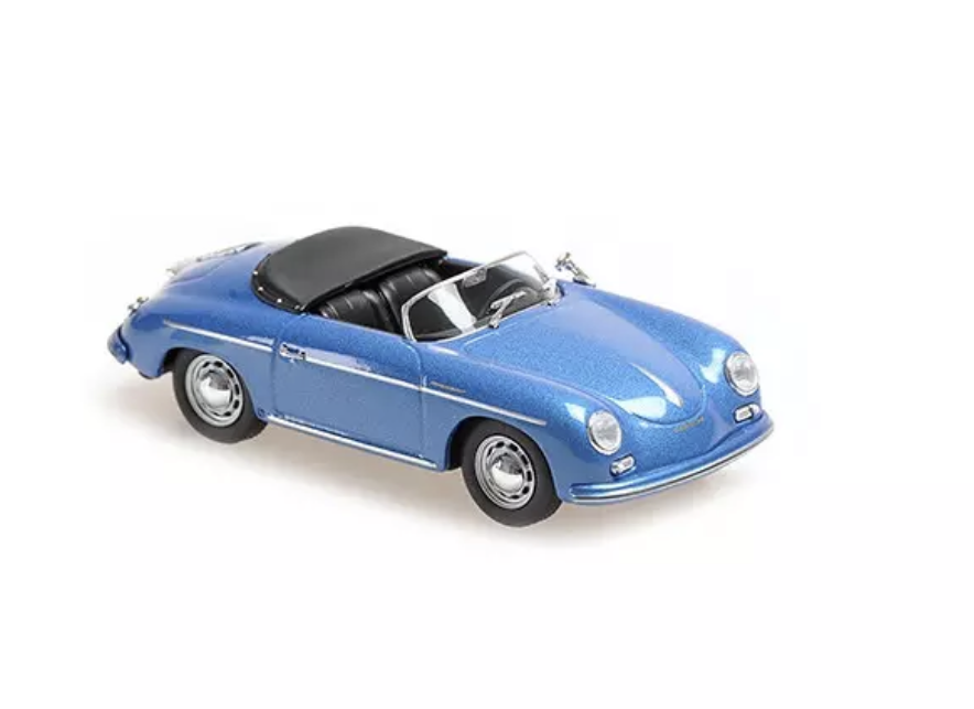 PORSCHE 356 SPEEDSTER BLUE 1956 MAXICHAMPS 1/43°