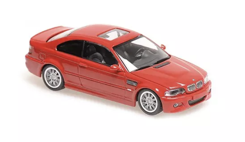 BMW M3 COUPE (E46) RED 2001 MAXICHAMPS 1/43°