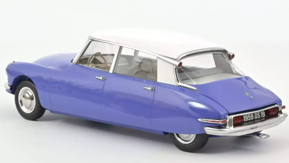 CITROEN DS 19 1959 BLEU DELPHINIUM NOREV 1/12°