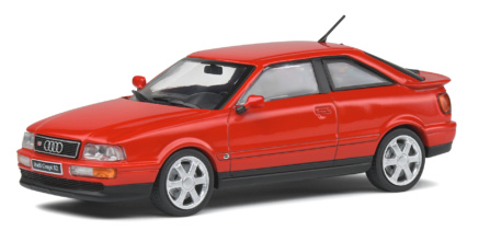 AUDI COUPE S2 LAZER RED 1992 SOLIDO 1/43°